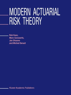 cover image of Modern Actuarial Risk Theory